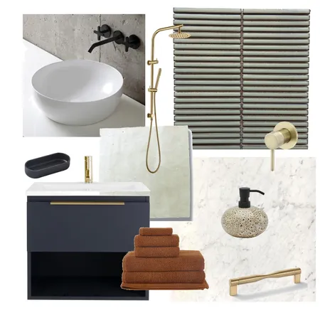 Woodlands Bathroom Interior Design Mood Board by Rebecca Hilder on Style Sourcebook