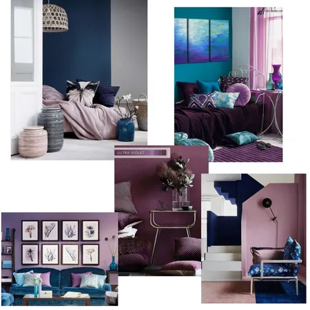 Analogous - blue, purple, pink Interior Design Mood Board by Beverly Zaske on Style Sourcebook