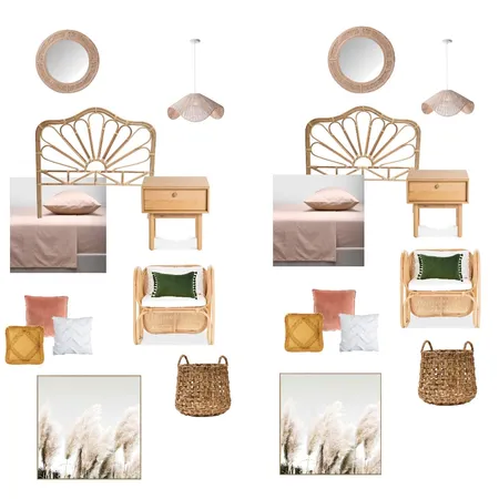 twin bedroom Interior Design Mood Board by Ngaire Wallace on Style Sourcebook