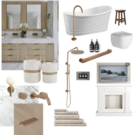 Ensuite Bathroom #1 Interior Design Mood Board by Georgia Anne on Style Sourcebook