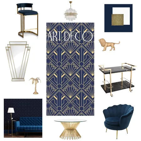 Art Deco Interior Design Mood Board by Ashlee231 on Style Sourcebook