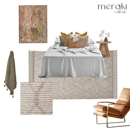 Natural bedroom Interior Design Mood Board by Meraki Interiors on Style Sourcebook