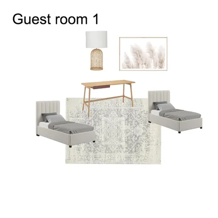 Guest Room 1 Interior Design Mood Board by laurennii on Style Sourcebook