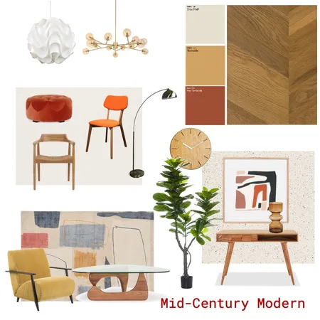 Mid-Century draft Interior Design Mood Board by usernamejye on Style Sourcebook