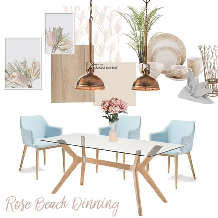 Rose Beach Dinning Interior Design Mood Board by Jennifer Münch on Style Sourcebook