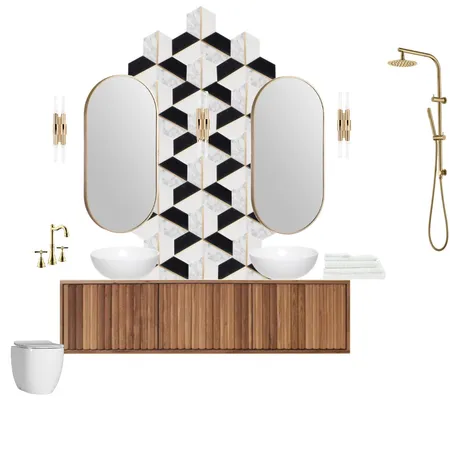 Bathroom - Art Deco Interior Design Mood Board by JulianaDias on Style Sourcebook