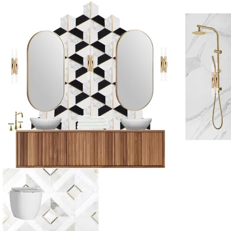 Bathroom - Art Deco Interior Design Mood Board by JulianaDias on Style Sourcebook