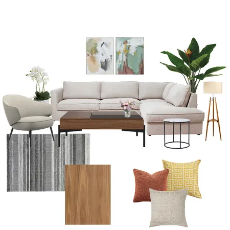 Living room Interior Design Mood Board by DIYA on Style Sourcebook