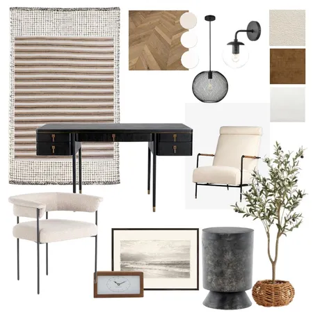 Module 9-Office Interior Design Mood Board by Alexandria Zamora on Style Sourcebook