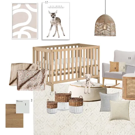 Nursery 2 Interior Design Mood Board by MelissaTdesigns on Style Sourcebook