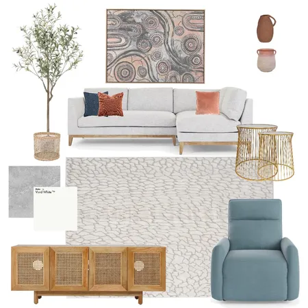 Modern Living Room Interior Design Mood Board by KimmyG on Style Sourcebook