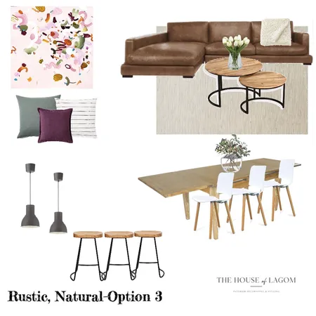 Robinson Family- Dining /Living Option 3 Interior Design Mood Board by The House of Lagom on Style Sourcebook