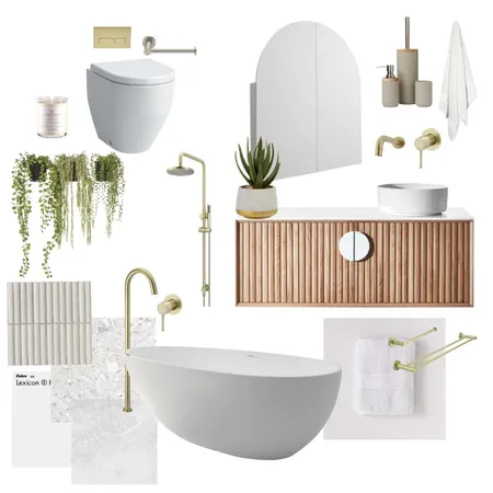 Ensuite Interior Design Mood Board by cdiggs on Style Sourcebook