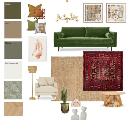 Southwestern boho chic Interior Design Mood Board by kathrynwalkerharper@gmail.com on Style Sourcebook