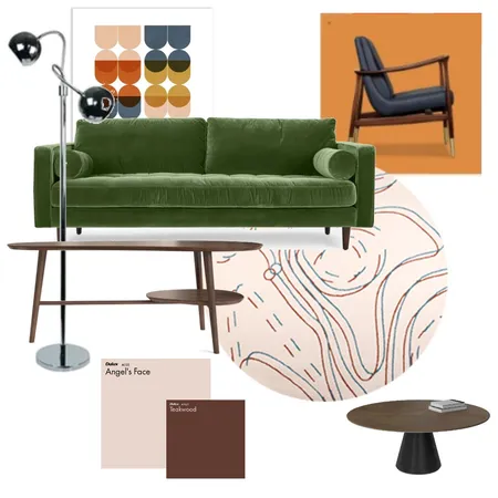 Living Room - Mad Med Interior Design Mood Board by rubywilson02 on Style Sourcebook