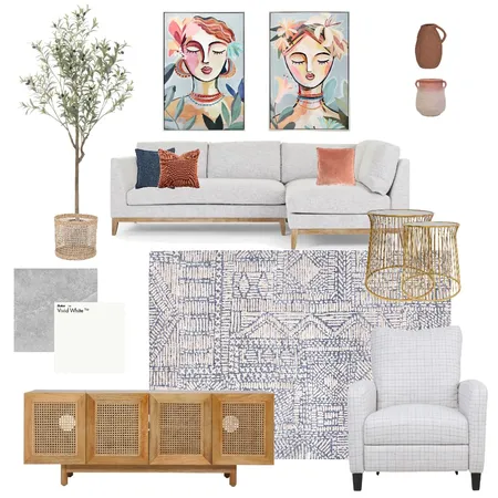 Modern Australia Living Room Interior Design Mood Board by KimmyG on Style Sourcebook