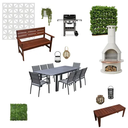 Backyard Interior Design Mood Board by Carli Milburn on Style Sourcebook