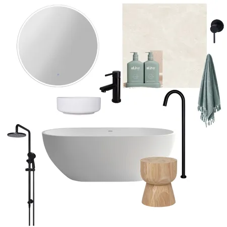 Ensuite Interior Design Mood Board by nlangdon on Style Sourcebook