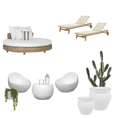 Pool Area Interior Design Mood Board by Insta-Styled on Style Sourcebook