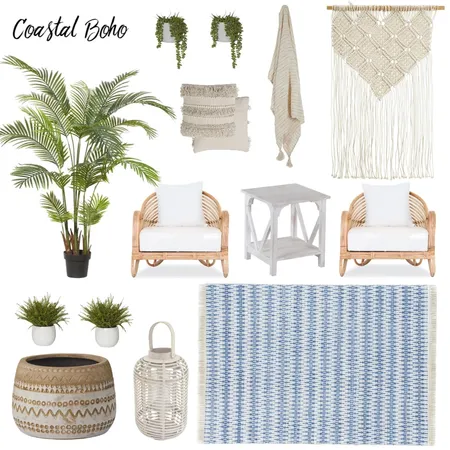 Coastal Boho Interior Design Mood Board by George Lambas on Style Sourcebook