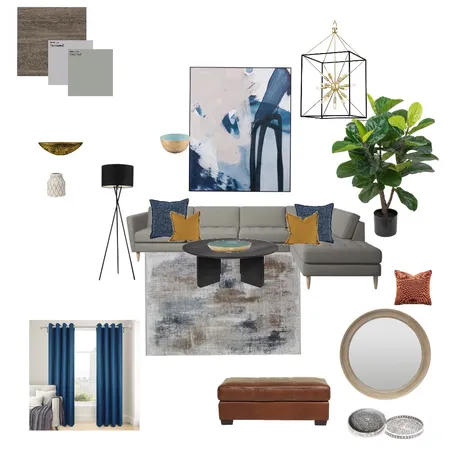 Contemporary Living Room Interior Design Mood Board by Maggieb14 on Style Sourcebook