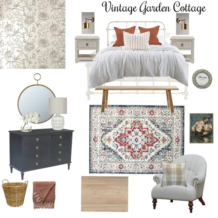 vintage bedroom Interior Design Mood Board by Sarahdegit on Style Sourcebook