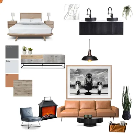 Industrial Mood Board Interior Design Mood Board by RenumaP on Style Sourcebook