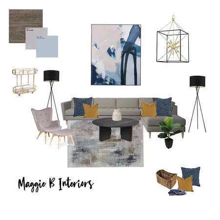 Contemporary Living Room Interior Design Mood Board by Maggieb14 on Style Sourcebook