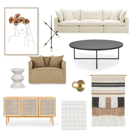 Boho Beige Interior Design Mood Board by Interiordesignsbytiffany on Style Sourcebook