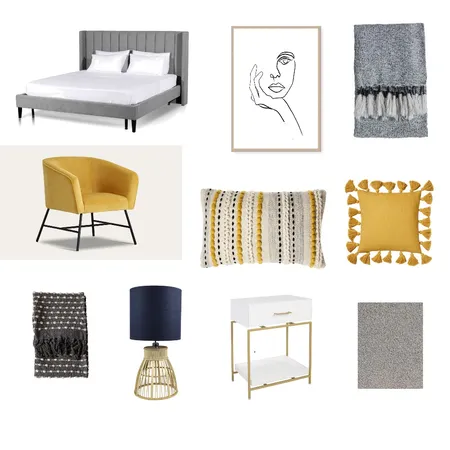 Bedroom 2 Interior Design Mood Board by lizbettyn on Style Sourcebook