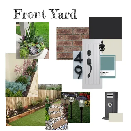 Front Yard Inspiration Interior Design Mood Board by acwrigglesworth on Style Sourcebook