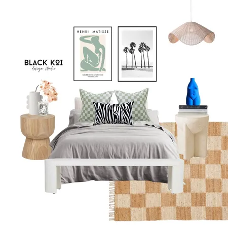 PH Bedroom Interior Design Mood Board by Black Koi Design Studio on Style Sourcebook