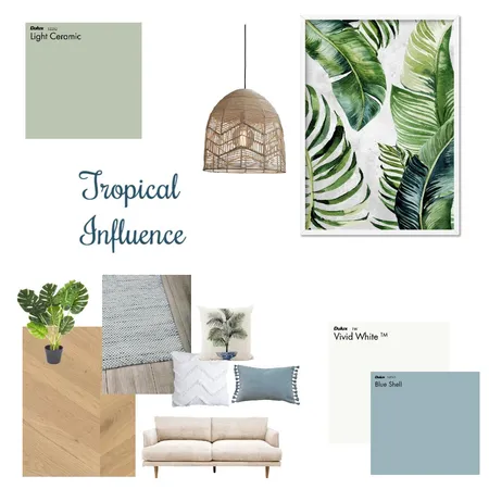 Tropicall Mod 3 Interior Design Mood Board by avaland on Style Sourcebook