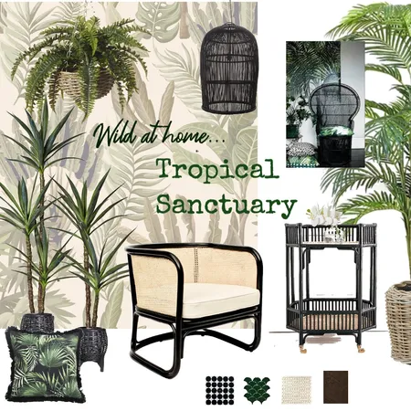 TROPICAL SENCTUARY Interior Design Mood Board by Dalma on Style Sourcebook