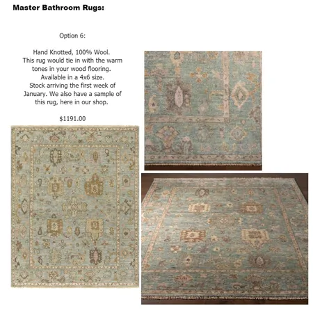 Moore CO master bathroom rugs 4 Interior Design Mood Board by Intelligent Designs on Style Sourcebook