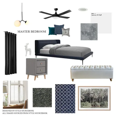 MASTER BEDROOM Interior Design Mood Board by Kimberley on Style Sourcebook