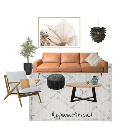 Living Room - Asymmetrical Interior Design Mood Board by Mrs. Roberts on Style Sourcebook