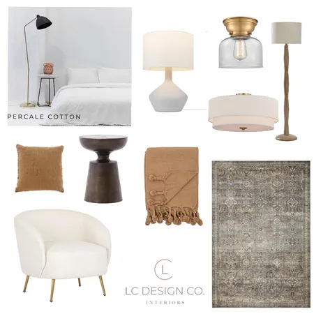 Courtney’s bedroom Interior Design Mood Board by LC Design Co. on Style Sourcebook