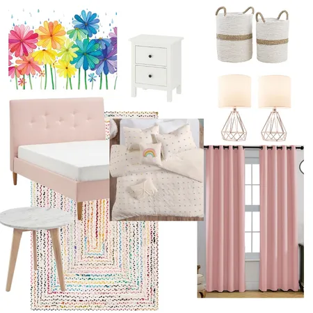 romees big girl room Interior Design Mood Board by triciamaria on Style Sourcebook