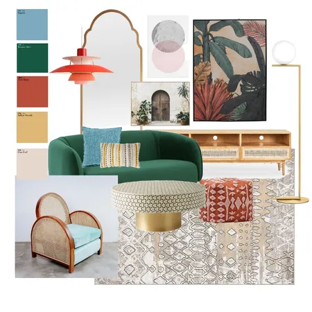 Eclectic Interior Design Mood Board by Que on Style Sourcebook