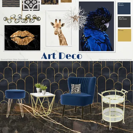 Art Deco Interior Design Mood Board by emzinger on Style Sourcebook