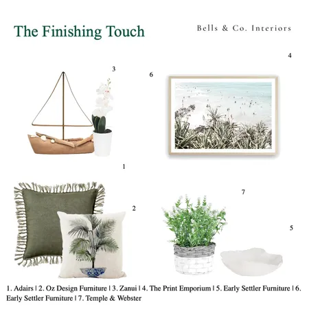 Coastal Decor Interior Design Mood Board by Bells & Co. Interiors on Style Sourcebook