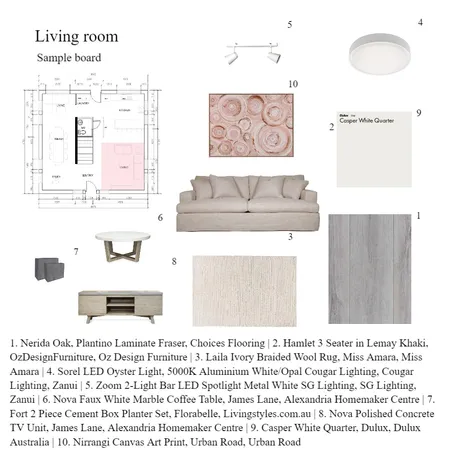 module 9living Interior Design Mood Board by shaza elnour on Style Sourcebook