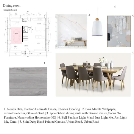 module 9 dining Interior Design Mood Board by shaza elnour on Style Sourcebook