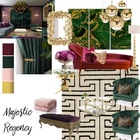 Majestic Regency Interior Design Mood Board by TshegoM on Style Sourcebook