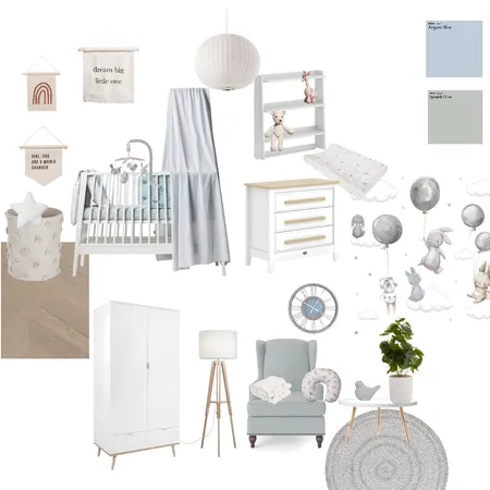 pokoj niemowlaka Interior Design Mood Board by sylmil1 on Style Sourcebook