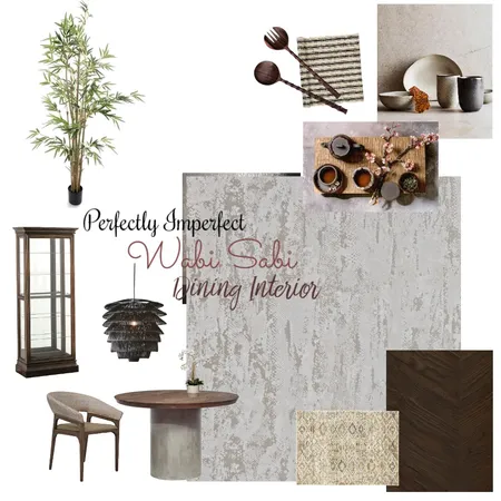 Wabi Sabi - Dining Room - Assignment 3 Interior Design Mood Board by Interiors by Krisha on Style Sourcebook