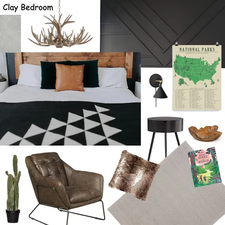 CWW Cabin Bedroom Interior Design Mood Board by jlw240 on Style Sourcebook