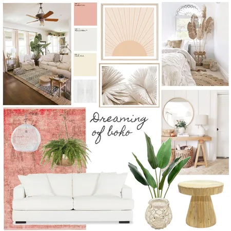 Boho Interior Design Mood Board by Tobey Tipene on Style Sourcebook