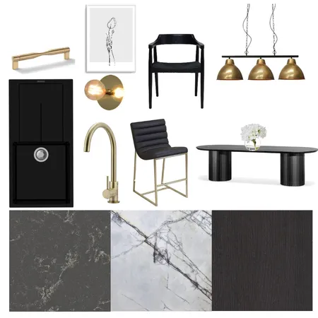 Contemporary Kitchen Interior Design Mood Board by Savannah Interior Design on Style Sourcebook